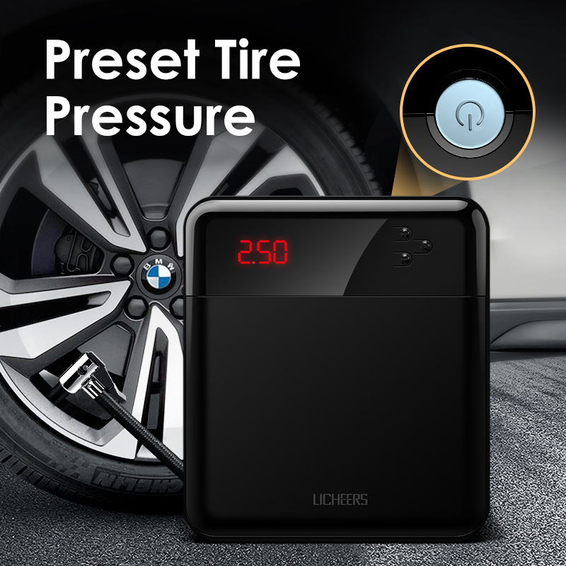 digital tyre pressure pump